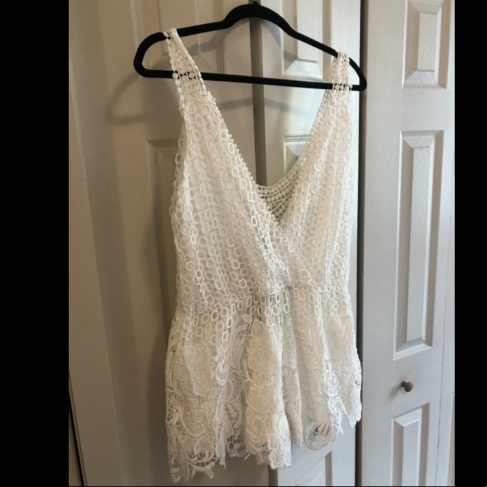 Haute & Rebellious White romper